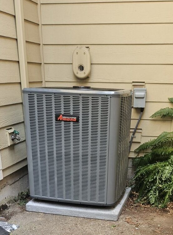 Amana central air system by Tranquility Heating and Cooling