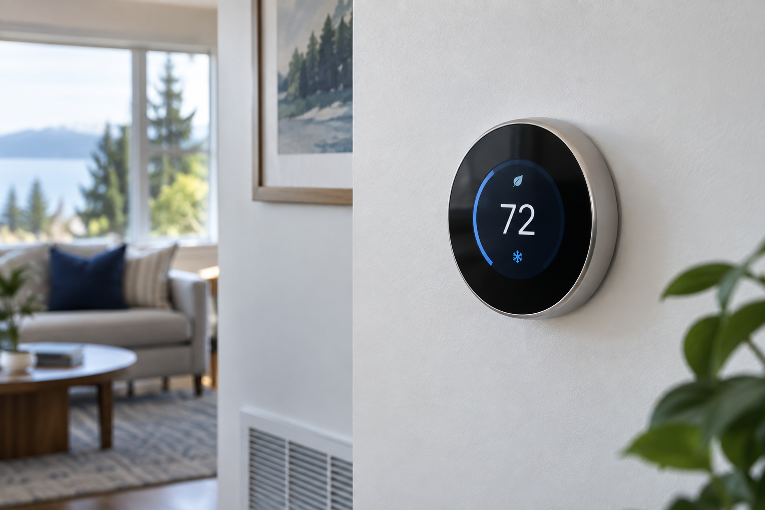 Smart thermostat installation service from Tranquility Heating and Cooling